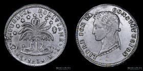 Bolivia. 2 Soles 1854 MJ. KM121.2