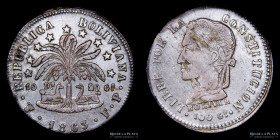 Bolivia. 2 Soles 1863 FP. KM135.2