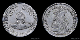 Bolivia. 1 Sol 1830 JL. KM94a