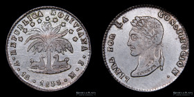 Bolivia. 1 Sol 1855 MJ. KM119.2