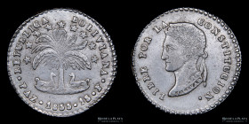 Bolivia. 1 Sol 1855 F. La Paz Mint. KM120