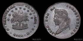 Bolivia. 1/2 Sol 1855 MJ. KM118.1