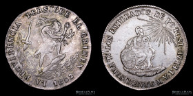 Bolivia. 2 Soles 1852. Medalla Monetaria. RTB 147