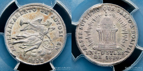 Bolivia. 1 Sol 1852. Medalla Monetaria. RTB 134