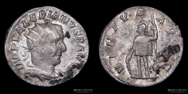 Roma Siglo III, Valeriano I 253-260DC. Antoniniano de vellón. Ceca de Mediolanum...