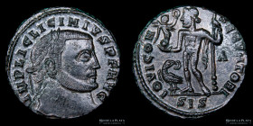 Licinio I 308-324DC. AE Follis, Siscia