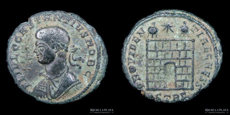 Roma Siglo IV. Constancio II Cesar 324-337DC. AE Centenional, Ceca de Treveri. 1...