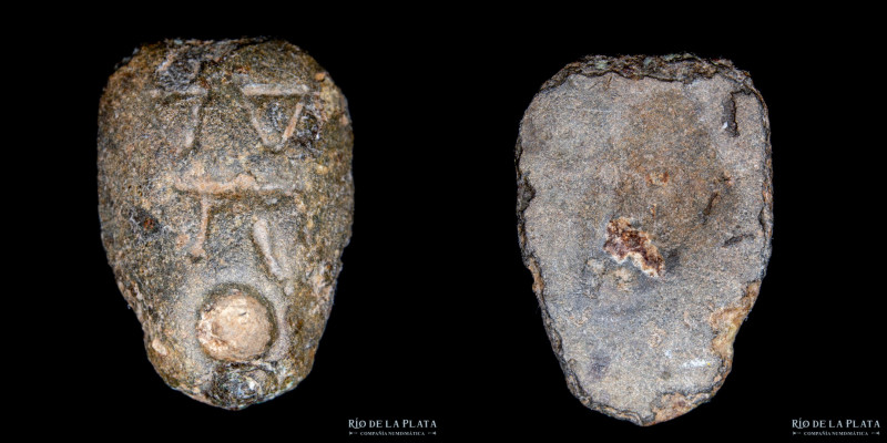 China arcaica. Estados Combatientes. AE "Ant Nose" 400-220AC. 16x11mm; 1.76g. Ha...