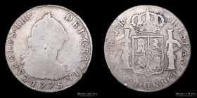 Potosi. Carlos III. 4 Reales 1775 JR. CJ 64.3.2