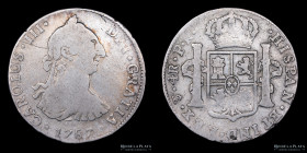 Potosi. Carlos III. 4 Reales 1787 PR. CJ 64.16