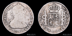 Potosi. Carlos III. 2 Reales 1789 PR. CJ 65.18