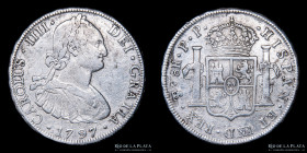 Potosi. Carlos IV. 8 Reales 1797 PP. CJ 76.9