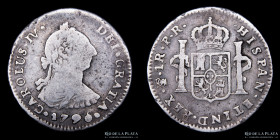 Potosi. Carlos IV. 1 Real 1790/89 PR, CJ 79.2.1; KM61