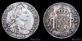 Potosi. Carlos IV. 1 Real 1791 PR. CJ 79.3