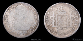 Potosi. Carlos IV. 1 Real 1795 PP, CJ 79.7.2
