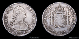 Potosi. Carlos IV. 1 Real 1803 PJ, CJ 79.16
