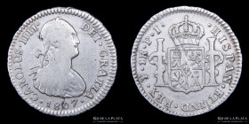 Potosi. Carlos IV. 1 Real 1807 PJ, CJ 79.20