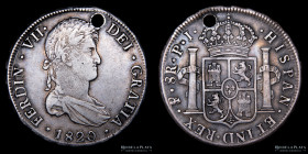 Potosi. Fernando VII. 8 Reales 1820 PJ. CJ 86.10
