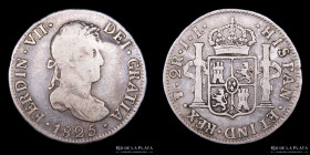 Potosi. Fernando VII. 2 Reales 1825 JL. CJ 88.15.4