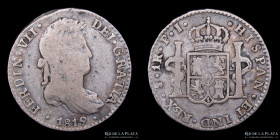 Potosi. Fernando VII. 1 Real 1819 PJ. CJ 89.4.2