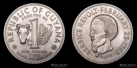 Guyana. 1 Dollar 1970. FAO.  KM36