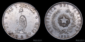 Paraguay. 1 Peso 1889. KM 5