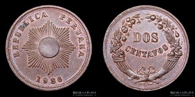 Peru. 2 Centavos 1936 C. KM212.1