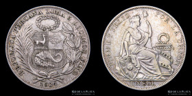 Peru. 1 Sol 1934. KM218.2