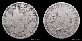 USA. 1886 Liberty Head 5 Cents. Nickel. KM112 Rara