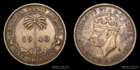 Africa Occidental Británica. 1 Shilling 1940. KM23