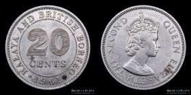Borneo Británico. 10 Cents 1961. KM2