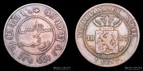 Indias Orientales Holandesas. 1 Cent 1857. KM307