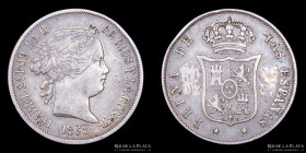 España. Isabel II. 40 Centimos de Escudo 1868. KM628
