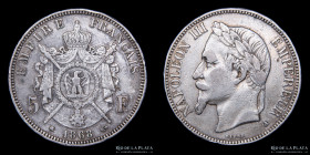 Francia. Napoleon III. 5 Francs 1868 A. KM799