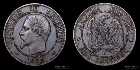 Francia. Napoleón III. 10 Centimes 1853. KM771.5