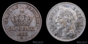 Francia. Napoleon III. 20 Centimes 1866 K. KM805.3