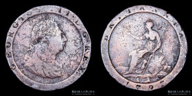 Gran Bretaña. Jorge III. 1 Penny 1797. KM618
