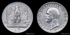 Italia. V. Emanuelle III. 5 Lira 1926 R. KM67.1