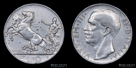 Italia. V. Emanuelle III. 10 Lira 1927 R. KM68.1