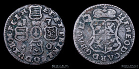 Principado de Liege (Paises Bajos) 1 Liard 1750. KM155