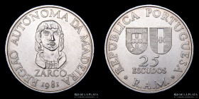 Portugal. Madeira. 25 Escudos 1981. KM4