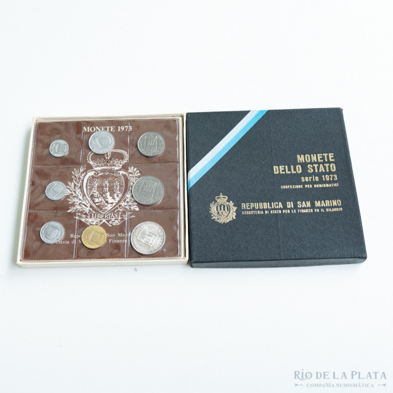 San Marino. Blister Mint Set 1973 (8). KMMS2

Estimate: USD 20 - 40