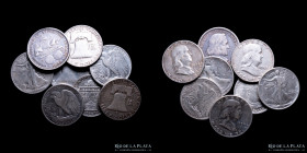 USA. Lotex8. Half Dollar 1893 a 1962. A clasificar