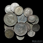 UK. Lote x 19 monedas de plata 1872-1945