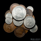 UK. Lote x 17 monedas 1899-1965