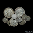 Holanda y colonias. Lote x 11 monedas de plata 1906-1964