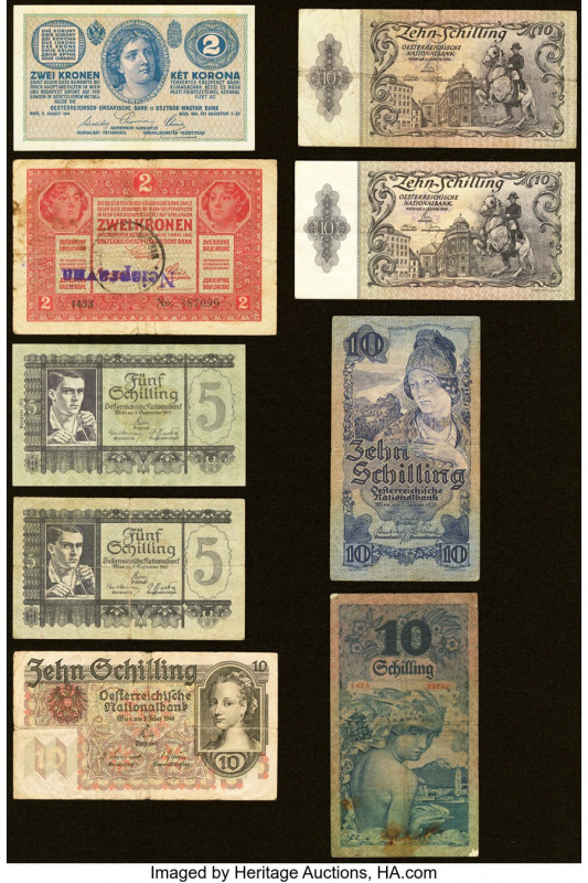 Austria Group Lot of 22 Examples Good-About Uncirculated. 

HID09801242017

© 20...