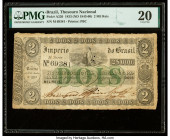 Brazil Thesouro Nacional 2 Mil Reis 1.6.1833 Pick A220 PMG Very Fine 20. Small holes are noted on this example.

HID09801242017

© 2022 Heritage Aucti...