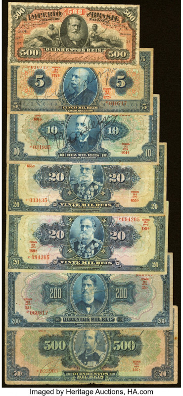 Brazil Group Lot of 7 Examples Very Good-Very Fine. 

HID09801242017

© 2022 Her...