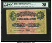 East Africa East African Currency Board 100 Shillings = 5 Pounds 1.9.1943 Pick 31b PMG Very Fine 25. Splits are noted on this example.

HID09801242017...